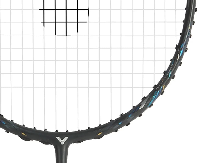 Victor Auraspeed 100X Ultra Unstrung Badminton Racquet [Black and Green Wraith]