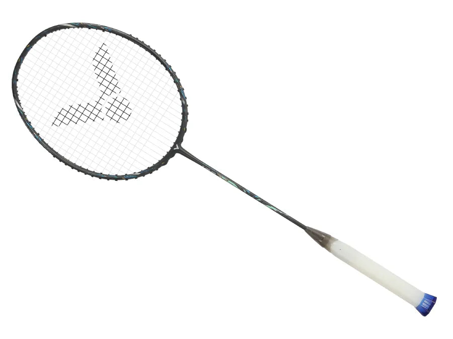 Victor Auraspeed 100X Ultra Unstrung Badminton Racquet [Black and Green Wraith]