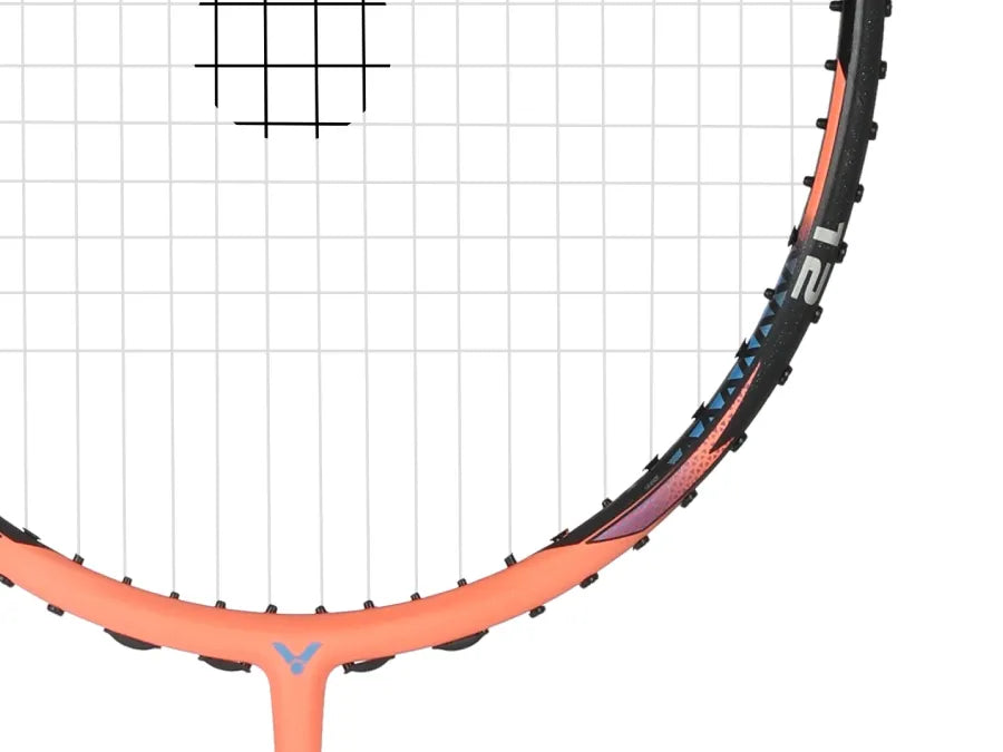 Victor DriveX 12 Unstrung Badminton Racquet [Orange]