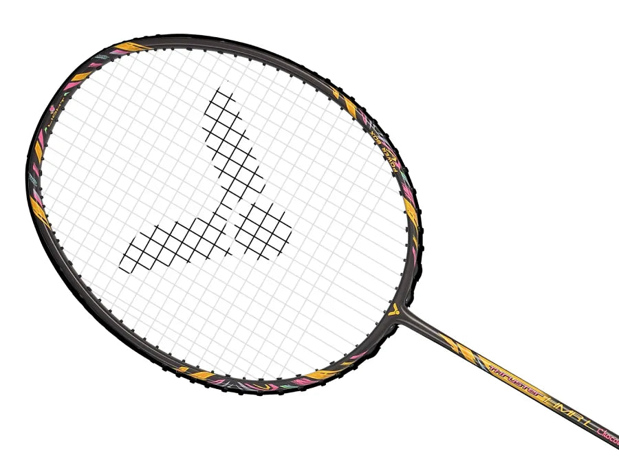 Victor Thruster K HRML Chocolate Prestrung Badminton Racquet