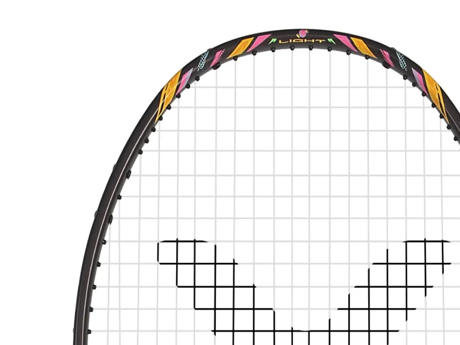 Victor Thruster K HRML Chocolate Prestrung Badminton Racquet