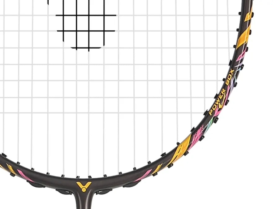 Victor Thruster K HRML Chocolate Prestrung Badminton Racquet