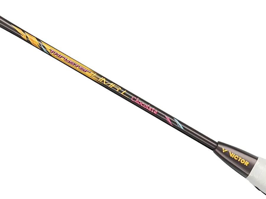 Victor Thruster K HRML Chocolate Prestrung Badminton Racquet
