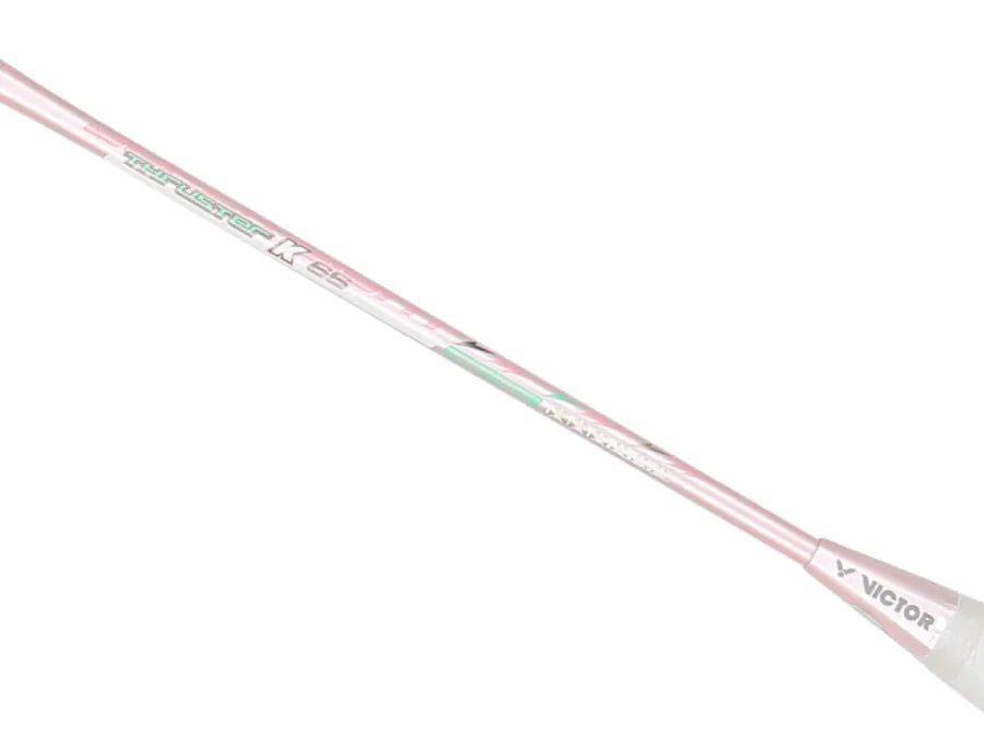 Victor Thruster K 66 (ultra light) 66 Grams Unstrung Racquet [Light Pink]