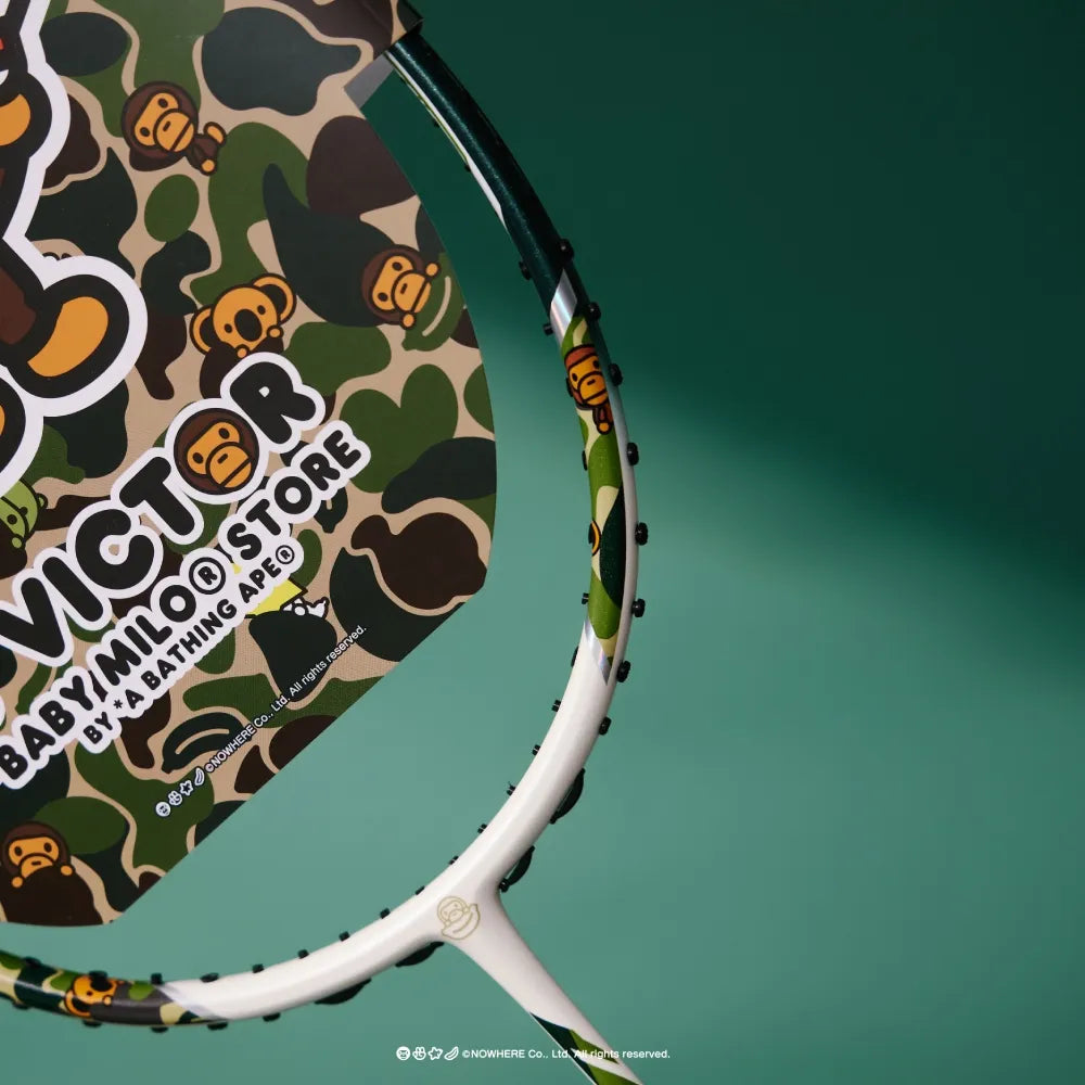 VICTOR x BABY MILO STORE® Racket TK-BABY-MILO-G (Green & White)